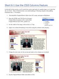 Jeff and casey saw each other off and on over the years, said one source as reported in daily news. Solved Short 6 1 Use The Css3 Columns Feature C06x Toobin Chegg Com