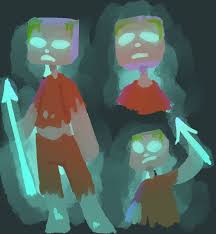 Drowned Doodles By Haminjago Minecraft Art Minecraft Drowning Art