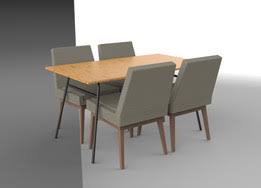 Free bim objects for dining tables (chairs, desks and tables) to download in many design software formats, manufacturer objects contain real world data. Dining Table Most Downloaded Models 3d Cad Model Collection Grabcad Community Library