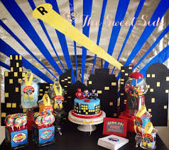 Birthday Party For 2 Year Old Boy Super Hero Batman Spiderman Superman Birthday Party Ideas Photo 1 Of 12 Catch My Party Superman Birthday Party Superhero Birthday Party Superman Birthday