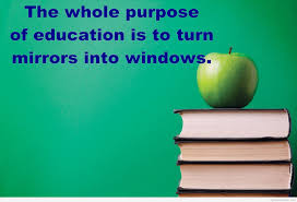 The Purpose Of Education Is To Gather The Wisdom Of Knowledge And This Wisdom Helps I C Education Quotes Inspirational Education Education Quotes For Teachers