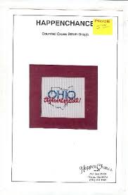 Available as an instant download! Happenchance Ohio Cross Stitch Stash