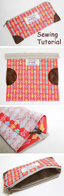 Zipper Pencil Case Tutorial Zipper Pencil Case Pencil Case Tutorial Sewing Tutorials