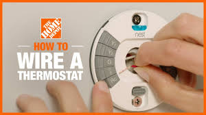 4 wire thermostat wiring color code: How To Wire A Thermostat The Home Depot