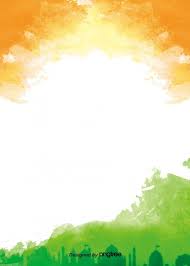 India Architecture Color Gradient Green Yellow Indian Architecture Poster Background Design Independence Day Background