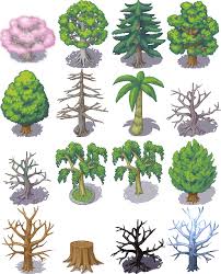 Xp Trees Pixel Art Games Pixel Art Game Concept Art