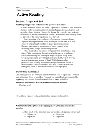 Pest control is worth it if you want to really deal with an issue. Chapter 9 Sec 2 Active Reading