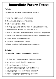 Describing A Photo Photocard Help Mat For New Gcse Spanish Future Tense Spanish Future Tense Spanish