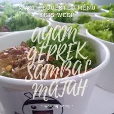 I've dusted the chicken in a flavorful mix of. Ayam Geprek Sambal Matah Food Instagram Photo Menu