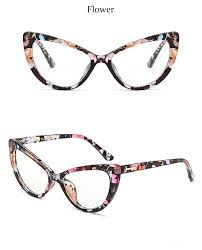 Reboto Women S Glasses Transparent Clear Fashion Cat S Eye Spectacle Frame Clear Lens Glasses Frame For W Glasses Fashion Cat Eye Glasses Frames Womens Glasses