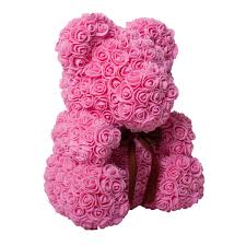Boxed flowers and sweets has a large. Handmade Flower Rose Teddy Bear By Made From Flower
