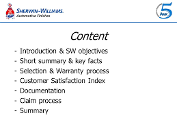 Sign in to order online. Sherwin Williams Paint Warranty Programme Introduction Sw Objectives Short Summary Key Facts Selection Warranty Process Customer Satisfaction Ppt Download
