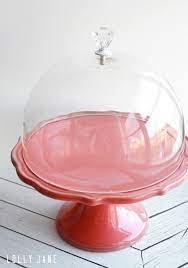 This post contains some affiliate links for materials, you can read my full disclosure policy here. Diy Cake Stand Dome Knob Handle