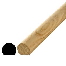 Wm 231 1 1 2 In X 1 11 16 In X 96 In Pine Handrail Moulding Handrail Wood Handrail Interior Wood Stain