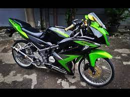 Figurative only because people who modify kawasaki ninja rr 250 is the yogjakarta. Modif Simpel Ninja Rr Hijau Harian Youtube