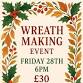 Christmas Wreath Making event image