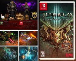 Exclusive to switch are the cucco companion pet, a triforce portrait frame, and an exclusive transmogrification set that will let your. Diablo Iii Eternal Collection Heading To Switch In 2018 Lightgames