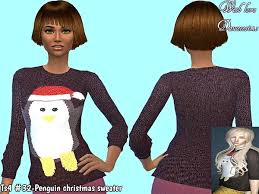 Well being the selfish elder sister i immediately consoled her, aka snapped. Daweesims Ts4 32 Penguin Christmas Sweater