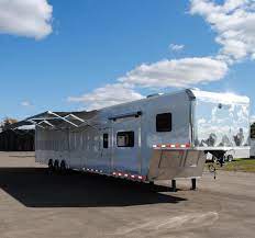 We started with the end in mind and created solutions that make the life of a car enthusiast more enjoyable. 53 Millennium Gooseneck Enclosed Race Car Trailer W 14 8 Living Quarter Slide Out Millennium Trailers