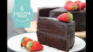 While the cake cools completely you can prepare the topping for the cake. Eggless Moist Chocolate Cake Recipe Youtube