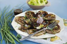 Easy Amazing Grilled Eggplant With A Thai Inspired Marinade Recipe Grilled Eggplant Pan Fried Eggplant Recipes