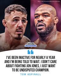 Tom Aspinall shares his frustration with his career being put