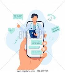 In the philippines, teleconsultation is becoming popular. Tele Medicine Online Vector Photo Free Trial Bigstock