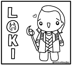 Free printable & coloring pages. Mintmintdoodles On Twitter As Promised Loki Coloring Page To Celebrate Reaching The 10 000 Target Https T Co Lrfx6sfrpw