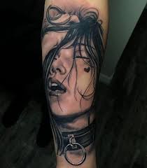 Voir plus d'idées sur le thème tatouage portrait, tatouage, portrait. Oak Adams Woman Portrait By Oak Adams Tattoonow