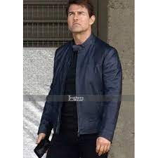 Pin On Mission Impossible 6 Tom Cruise Ethan Hunt Biker Jacket