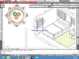 This video demonstrate how to draw isometric view. How To Draw Autocad Isometric Bed Room Drawing How To Isometric Bed Room Drawing In Autocad Youtube