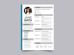 Your free resume template is only the beginning of the design process. 20 Best Resume Template Psd Free Download Graphicslot