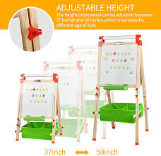 $5.00 coupon applied at checkout save $5.00 with coupon. Buy Joyooss 3 In 1 Kids Wooden Art Easel With Bonus Kids Art Supplies Double Sided Children Easel Chalkboard Magnetic Dry Erase Board Toddler Easel With Storage Bins For 3 12 Years Kids