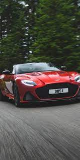 Red Sports Car Aston Martin Dbs Superleggera 1080x2160 Wallpaper Red Sports Car Aston Martin Dbs Aston Martin Cars