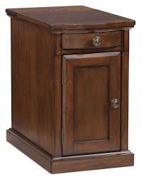 Laflorn Chairside End Table With Power Outlets Pull Out Shelf By Signature Design By Ashley At Royal Furniture End Tables Chair Side Table End Tables With Drawers