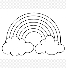 color rainbow coloring pages png image with transparent background toppng