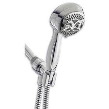 Waterpik Twin Turbo Handheld Shower Head Dsl 653 Best Shower Heads Usa Hand Held Shower Handheld Shower Head Metal Hose