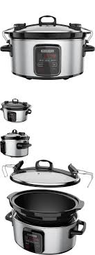 Black And Decker Wifi Crockpot Slow Cookers And Pressure Cookers 20672 Slow Cooker Wifi Enabled 6 Quart Crock Pot Programmable Kitchen Ste Slow Cooker Crockpot 6 Quart Slow Cooker