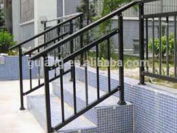We are the manufacturers of wrought iron outdoor stair railings. Metal Handrails For Outdoor Steps Hmdcrtn
