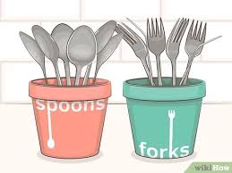 Fork,spoon,knife and chicken coloring pages for kids | learn coloring. Simple Ways To Store Spoons And Forks 11 Steps With Pictures