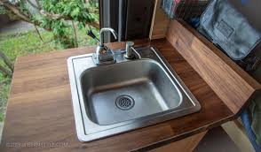 vanlife part 5: camper van kitchen sink