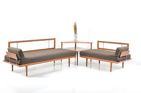 Gdf studio baish outdoor acacia wood 2 seater sofa, teak finish/dark gray by gdfstudio. Minerva By Peter Hvidt Orla Molgaard Nielsen Room Of Art