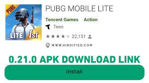 · now install the apk file on your mobile . Pubg Mobile Lite Download New Update 2021 0 21 0 Global Version Apk Link à¤¹ à¤¦ Fied