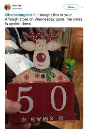 «⚠️ cookie hack ⚠️ turn your gingerbread cookie cutter upside down to create another holiday…» Reindeer With Antlers Through Its Eyes Leaves Shoppers Horrified But That S Not The Only Festive Flop As These Funny Photos Prove