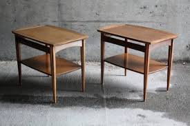 Beautiful Mid Century Walnut Side End Tables By Deilcraft Furniture By Owner Side And End Tables Furniture Table