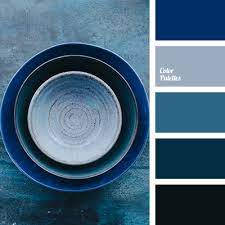 A sleek modern color palette. Blue Color Palettes Color Palette Ideas