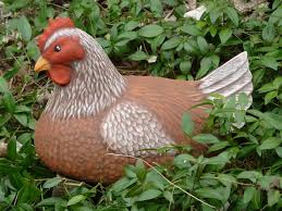 Henne Martha In Braun Keramik Tiere Keramik Vogel Skulpturen