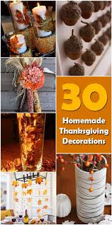 30 Homemade Diy Thanksgiving Decorations Holiday Vault Homemade Thanksgiving Decorations Thanksgiving Decorations Diy Thanksgiving Homemade