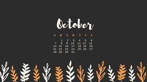 Free Download October Calendars Wallpapers Calendar Wallpaper Desktop Wallpaper Calendar October Calendar Wallpaper