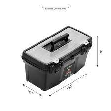 Sellars toolbox blue shop towels, big grip bucket refill, 200 ct. Tool Shop 19 Black Tool Box With Removable Tray At Menards
